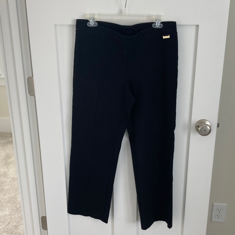 Calvin Klein Woman’s Black Slacks with Gold Accent - Picture 5 of 5